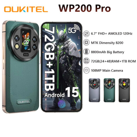 Oukitel WP200 Pro 5G (24Go RAM 1To)