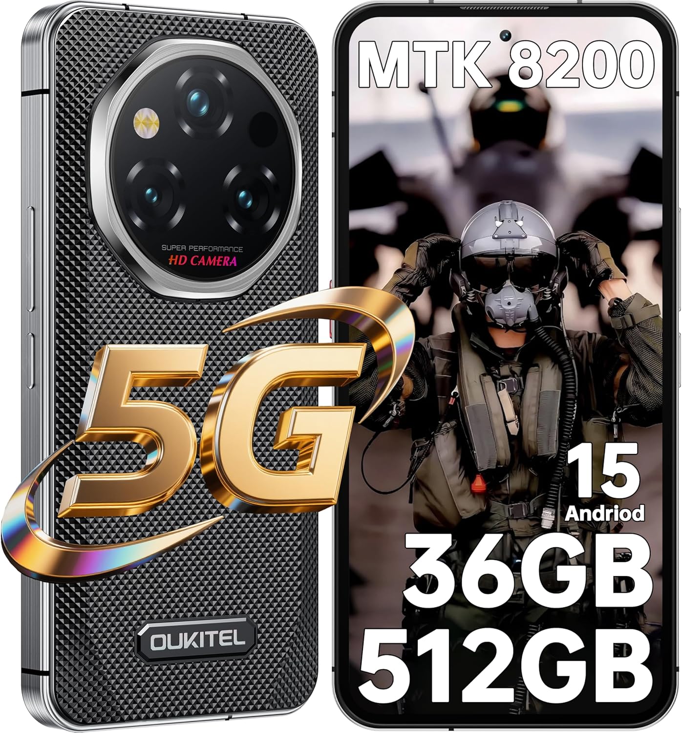 Oukitel WP210 5G 12Go RAM/512Go Oukitel WP210 5G 12Go RAM/512Go