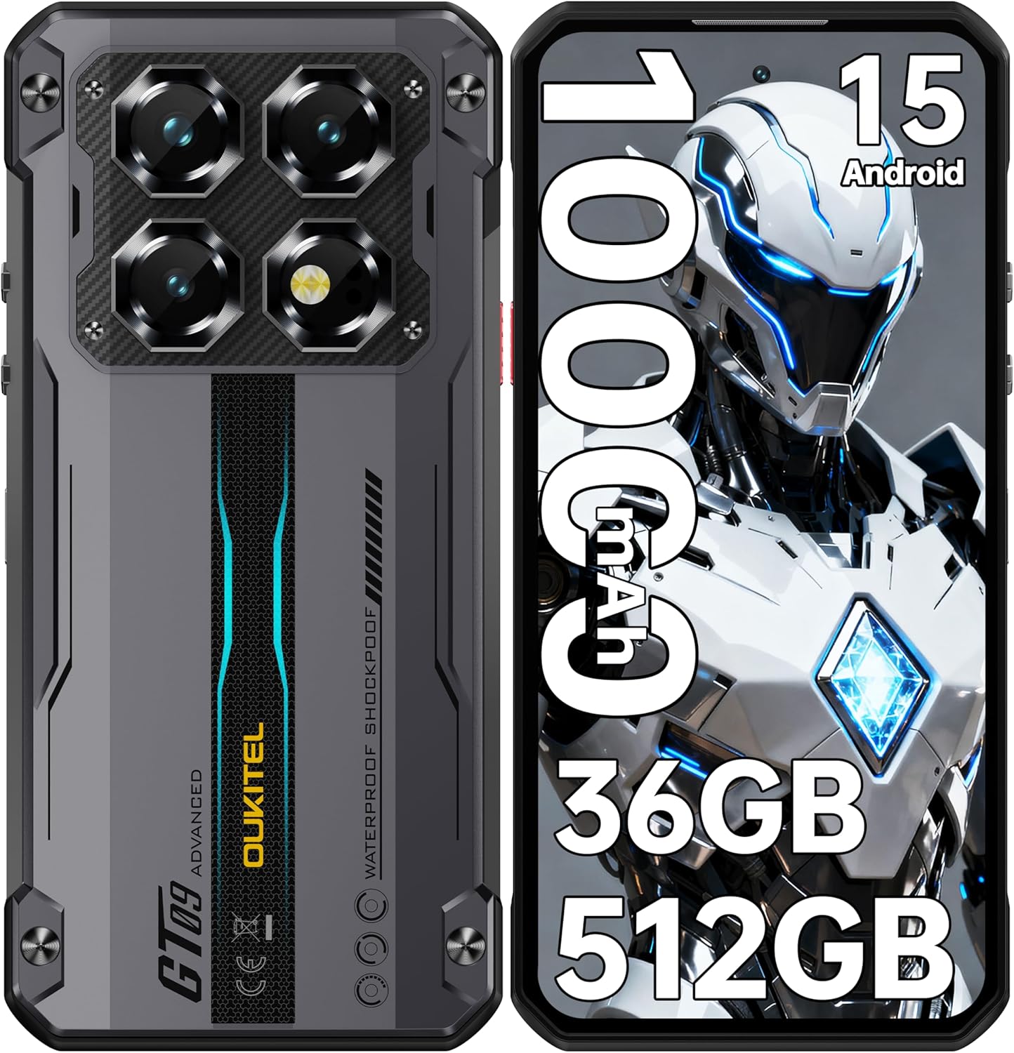 Oukitel WP60 5G 12Go/512Go 10000mAh