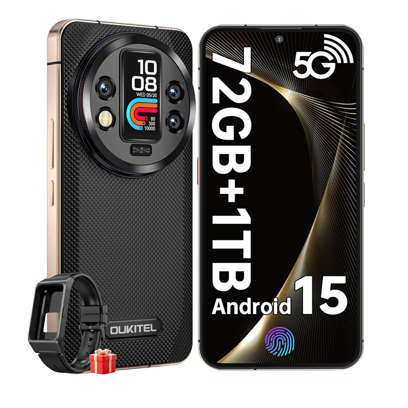 OUKITEL WP200 Pro Android 15 5G Smartphone robuste