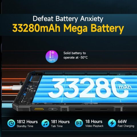 Ulefone Armor Pad 3 Pro 8Go /256Go 33280mAh