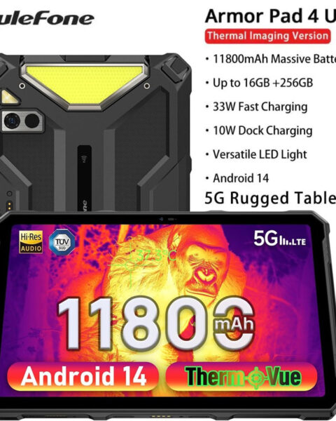 Ulefone Armor Pad 4 Ultra 5G Thermique