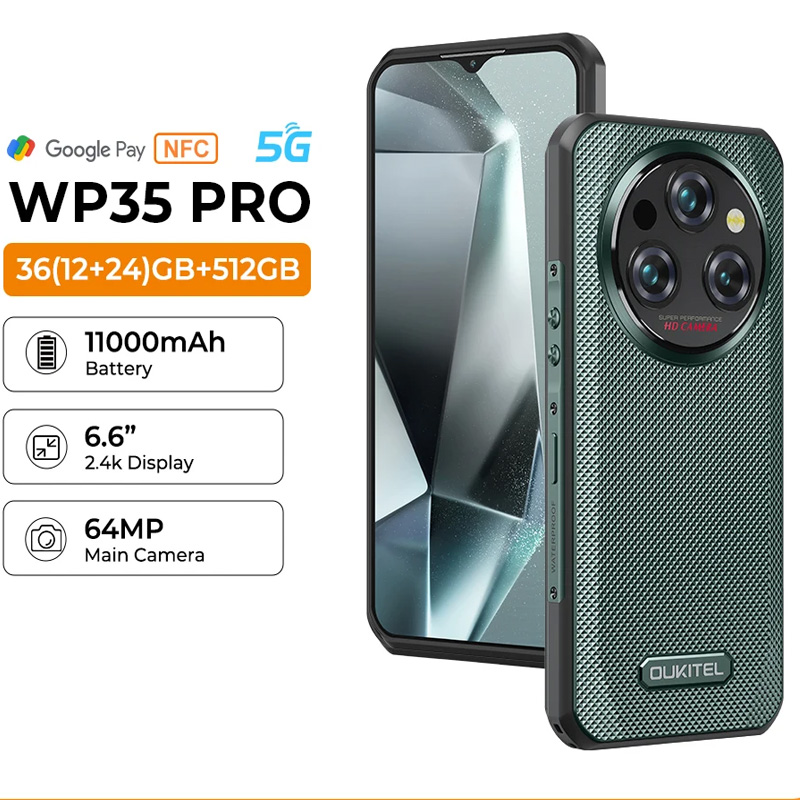 large Oukitel WP35 Pro 12Go / 512Go 11000mAh