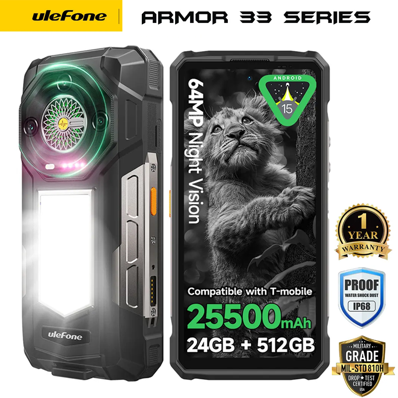Ulefone Armor 33 12/512Go 25500 mAh