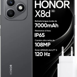 Honor X8d 8Go RAM 256Go 108MP 7000mAh