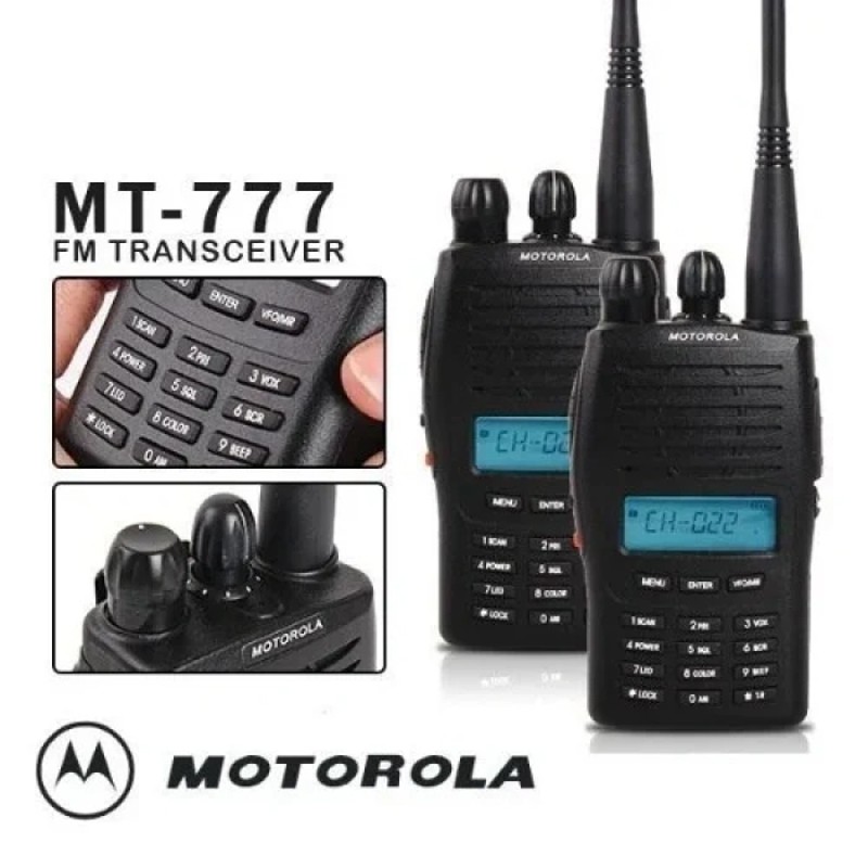 Talkie Walkie Motorola MT-777 UHF 4W – Image 3