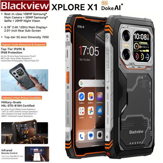 Blackview Xplore X1 5G 12Go RAM /256Go – Image 3